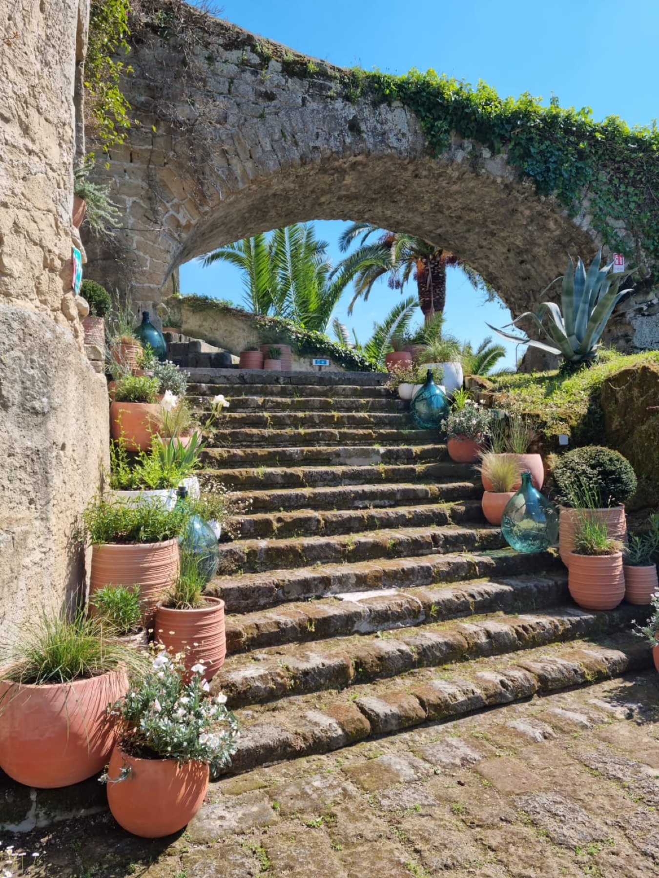 Allestimento con vasi e fioriere Faraone Vasi a Napoli - progetto 4